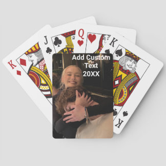Custom photo playing cards Personalised card