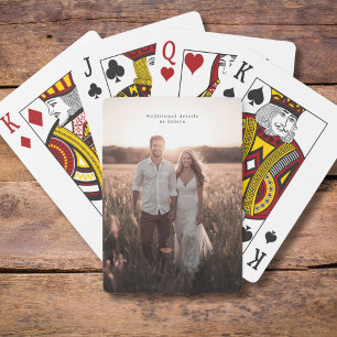 Custom Photo Playing Cards Personalised Gift Idea 