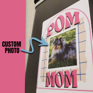 Custom Photo Pom Mum Keepsake Pomeranian Dog Owner Magnet