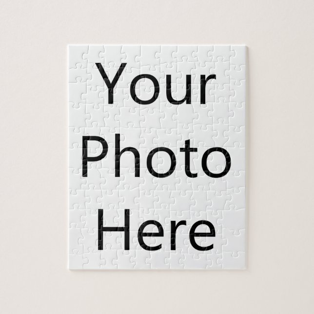 Custom Photo Puzzle with Gift Box (portrait, 8x10) (Vertical)