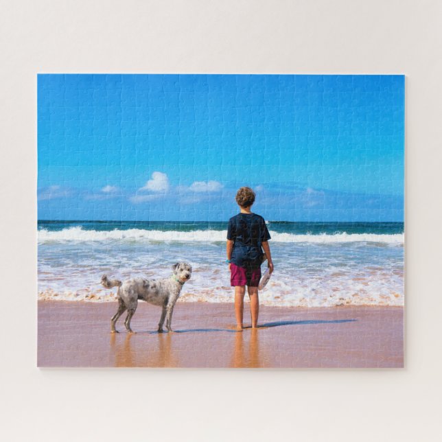 Custom Photo Puzzle with Your Own Design (Horizontal)