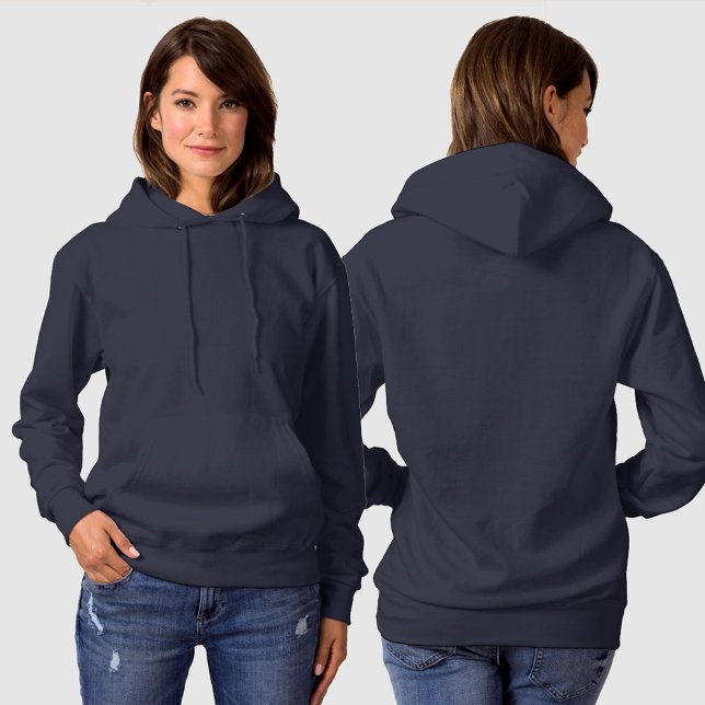 Custom Photo Quote Artwork Dark Coloured Ladies  Hoodie (Creator Uploaded)