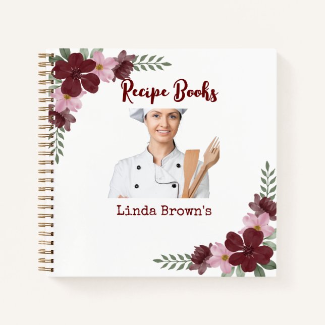 Custom Photo Recipe Books (Front)