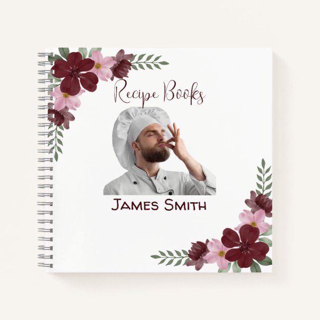 Custom Photo Recipe Books (Front)