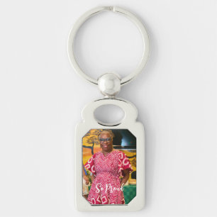 Custom Photo Rectangle So Proud Key Ring