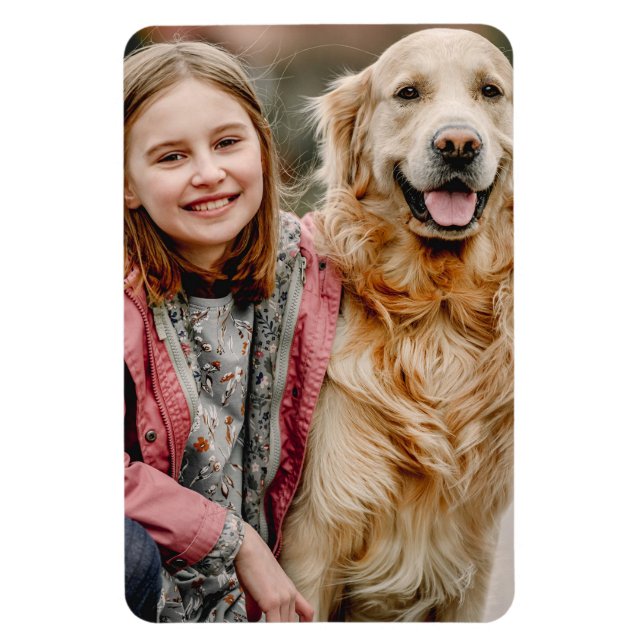 Custom Photo Refrigerator Magnet (Vertical)