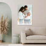 Custom Photo Remember This Moment New Baby Faux Canvas Print<br><div class="desc">Custom Photo Remember This Moment New Baby. Simply replace the sample photo with your own favourite of portrait orientation and of high resolution. Romantic saying Remember This Moment is in an elegant set script at the bottom. You can change the colour of this text if necessary to better suit your...</div>