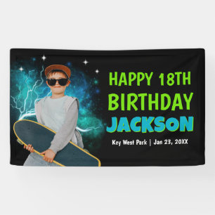 Custom Photo Retro Bootleg Rap Birthday Welcome Banner