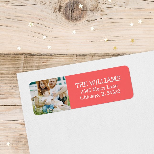 Custom Photo Return Address Labels (Creator Uploaded)
