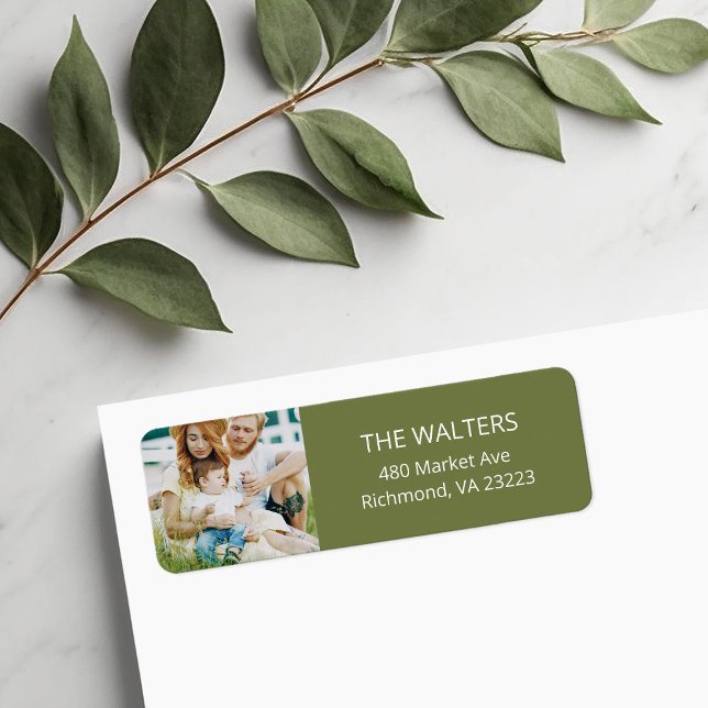Custom Photo Return Address Labels (Creator Uploaded)
