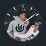 Custom Photo Round Clock<br><div class="desc">Custom Photo Clock</div>