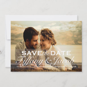 Custom Photo Save the Date Announcement   Two