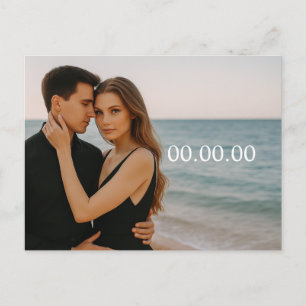 Custom Photo Save the Date Postcard