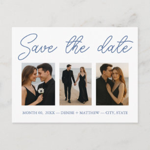 Custom Photo Save the Date Postcard