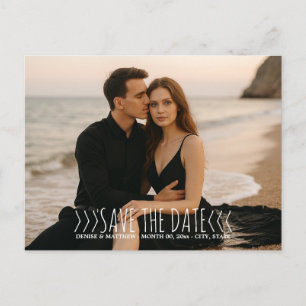 Custom Photo Save the Date Postcard