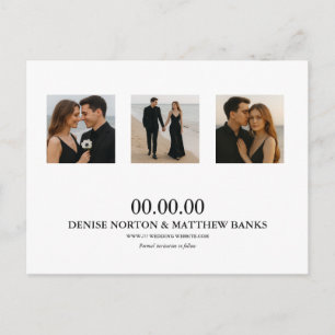 Custom Photo Save the Date Postcard