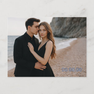 Custom Photo Save the Date Postcard