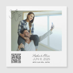 Custom Photo Save the Date Wedding magnet