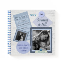 Custom Photo Scrapbook Journal Spiral Notebook