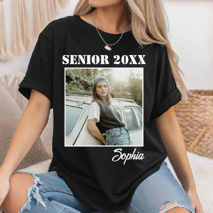 Custom Photo Senior 2026 Class of 2026 Graduation T-Shirt