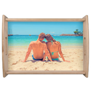 Custom Photo Serving Tray - Your Own Design - Love