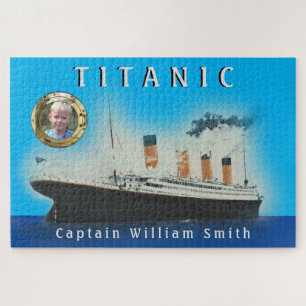 Custom Photo Ship Captain Name Titanic Jigsaw Puzzle