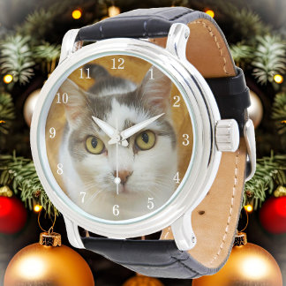 Custom Photo Simple Elegant Personalised Watch