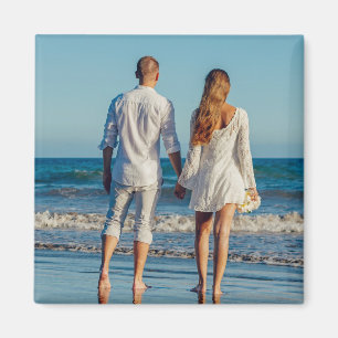 Custom photo simple minimalist unique keychain magnet