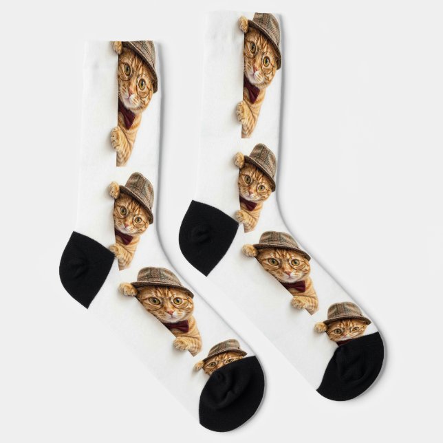 Custom Photo Simple Personalised Golfer Driver Socks (Right)
