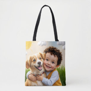 Custom Photo Simple Personalized Golfer Driver Tote Bag