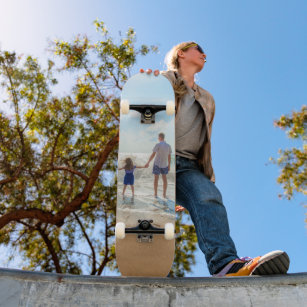 Custom Photo Skateboard Your Family Photos Dad