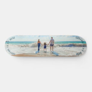 Custom Photo Skateboard Your Photos and Text