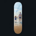 Custom Photo Skateboard Your Photos and Text Gift<br><div class="desc">Custom Photo and Text Skateboards - Unique Your Own Design - Personalised Family / Friends or Personal Skateboard Gift - Add Your Text and Photo - Resize and move or remove / edd elements - image / text with Customisation tool ! Choose fonts / size / colour ! Good Luck...</div>