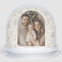 Custom Photo Snow Globe – Holiday Keepsake