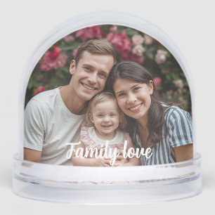 Custom Photo Snow Globe – Personalized Gift