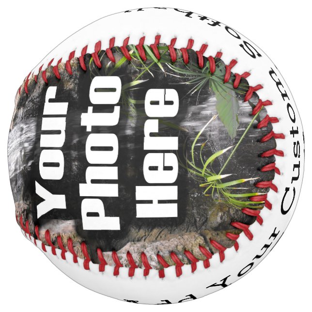 Custom Photo Softball Ball (Back Left)