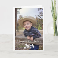 Custom Photo. Son. Birthday.