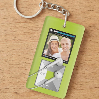 Custom Photo & Song Name MP3 Player Key Ring