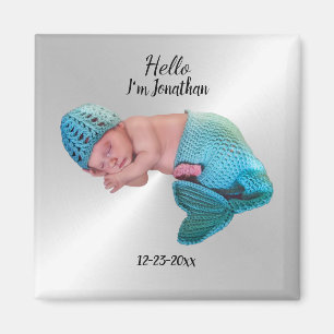 Custom Photo Square Magnet