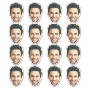 Custom Photo Sticker   Custom Face vinyl Stickers