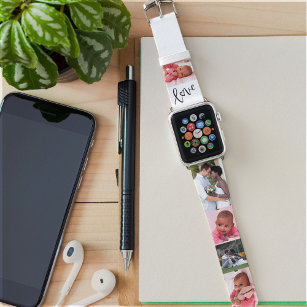 Custom Photo Strip with Love Apple Watch Band