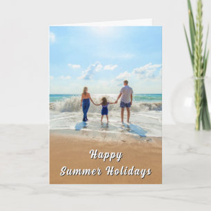 Custom Photo Summer Card Personalised Your Photos
