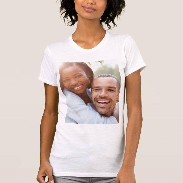 Custom Photo T-Shirt with Your Photos (Front)