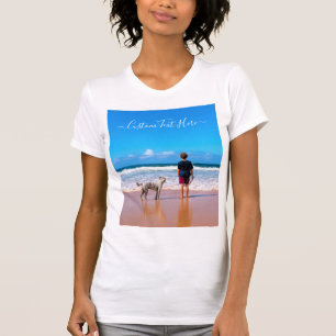 Custom Photo T-Shirt with Your Photos and Text