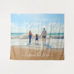 Custom Photo Tapestry with Your Photos and Text