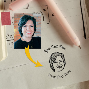 Custom Photo Teacher  Rubber Stamp