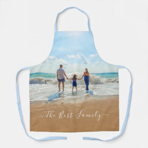 Custom Photo Text Apron Your Favourite Photos