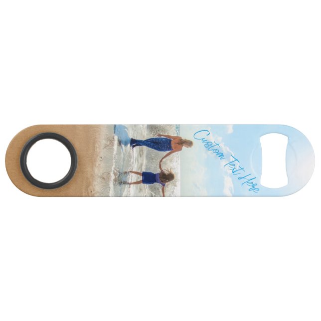 Custom Photo Text Bar Key Your Faforite Photos (Front (Horizontal))