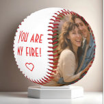 Custom Photo & Text Baseball – Personalised Gift<br><div class="desc">Hit a home run with love! This Custom Photo & Text Baseball is the perfect keepsake for sports fans and romantics alike. Featuring your favourite photo and personalised message, it’s a unique way to say “You are my fire!” or any heartfelt words of your choice. With authentic red stitching and...</div>