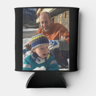 Custom Photo & Text Can Cooler Personalized Part